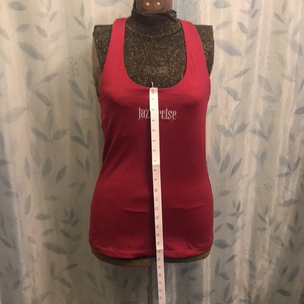 Jazzercise Athletic Top With Built-In Shelf Bra - image 8